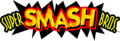 The logo used for Super Smash Bros.