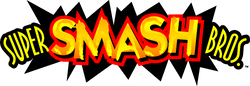 The logo for Super Smash Bros.