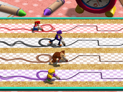 Trace Race from Mario Party 4