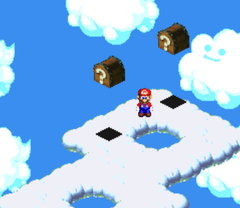 Eleventh and Twelfth Treasures in Bean Valley of Super Mario RPG: Legend of the Seven Stars.