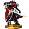 Black Knight trophy from Super Smash Bros. for Wii U