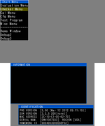 Main menu in the CTR Aging Test Program.