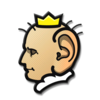 The icon for the Cluck-A-Pop prize "Forgetful King".