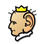 The icon for the Cluck-A-Pop prize "Forgetful King".