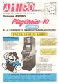 French PlayChoice-10 flyer showing a Europe-only model by a licensed manufacturer