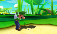 A screenshot of Mario Golf: World Tour