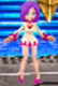 White Mage dressed in purple and pink