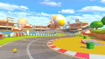 Pre-release screenshot of 3DS Toad Circuit