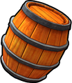 Artwork of a barrel from Mario Kart Arcade GP DX