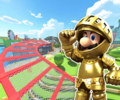 The course icon of the R/T variant with Luigi (Gold Knight)