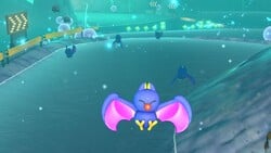 An obstacle spawned by Kamek in Mario Kart World