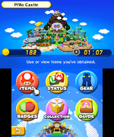 The (star) menu's appearance throughout the Mario & Luigi games.