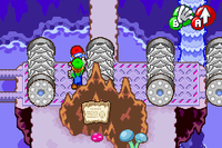 The Rolling Bar Defense System in Mario & Luigi: Superstar Saga