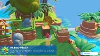 The treasure chest containing the Rabbid Peach model in Mario + Rabbids Kingdom Battle
