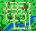 The map in the SNES version