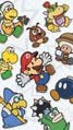Promotional wallpaper for Paper Mario: The Origami King from Nintendo Co., Ltd.'s LINE account