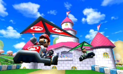 The banner image for Mario Kart 7 on Nintendo Music