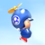 Squared screenshot of Propeller Blue Toad from New Super Mario Bros. U Deluxe.