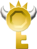 Rendered model of a Key from New Super Mario Bros. Wii.