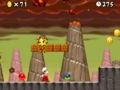 Two Kab-ombs in World 8-8 of New Super Mario Bros.