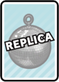 The Disco Ball as a replica card