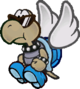 A Shady Paratroopa from Paper Mario: The Thousand-Year Door.