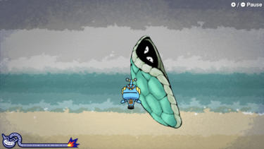 Turtle Tipper microgame in WarioWare: Get It Together!