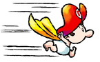 Artwork of Super Baby from Yoshi Touch & Go (later reused in Yoshi's Island DS)