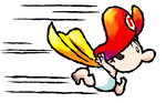 Artwork of Super Baby from Yoshi Touch & Go (later reused in Yoshi's Island DS)