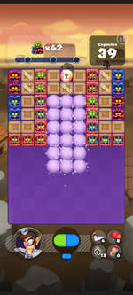 Stage 203 from Dr. Mario World