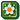 Sprite of the Happy Flower badge in Paper Mario: The Thousand-Year Door.