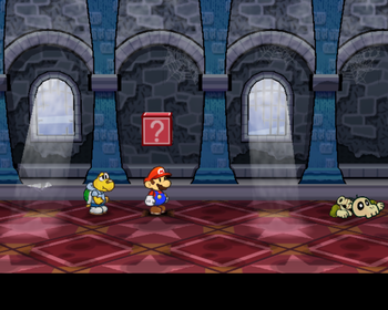 Only ? Block in Hooktail Castle of Paper Mario: The Thousand-Year Door.