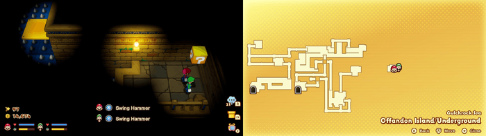 Block 24 in Offandon Island from Mario & Luigi: Brothership