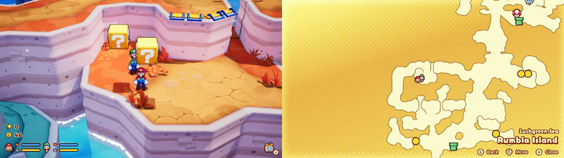 ? blocks 4-5 in Rumbla Island from Mario & Luigi: Brothership