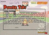 One of the Mario Kart 64 Collectible Trading Cards.