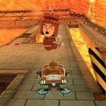 A Mii in the Castle Mii Racing Suit performing a Jump Boost.