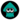 The emblem of the cyan Inkling Boy from Mario Kart 8 Deluxe