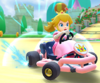Thumbnail of the Pink Gold Peach Cup challenge from the 2023 Doctor Tour; a Time Trial challenge set on DS Peach Gardens R