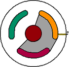 The layout of the GCN Cookie Land tournament track in Mario Kart Wii, based on YouTube footage.