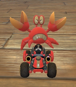 Sidestepper performing a trick.