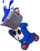 A blue Paint Guy carrying blue paint in Paper Mario: Color Splash.