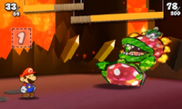 Petey Piranha boss in Paper Mario: Sticker Star