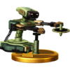 R.O.B. trophy from Super Smash Bros. for Wii U