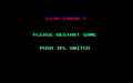 Disk error (X1)