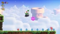 The second 10-flower coin in Here Come the Hoppos in Super Mario Bros. Wonder