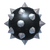 Sprite of the icon for a Spike Ball in the New Super Mario Bros. U style of Super Mario Maker 2. It appears in the user-interface for editing mode.
