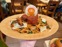 A menu item at Toadstool Cafe from Super Nintendo World (Universal Studios Hollywood)