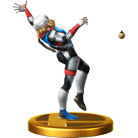Sheik trophy from Super Smash Bros. for Wii U