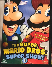 Cover for The Super Mario Bros. Super Show! 1 Danish DVD.
